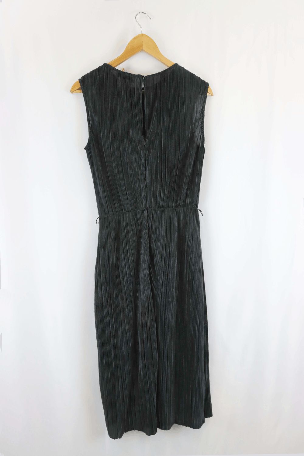 Forcast Black Pleated Dress 10