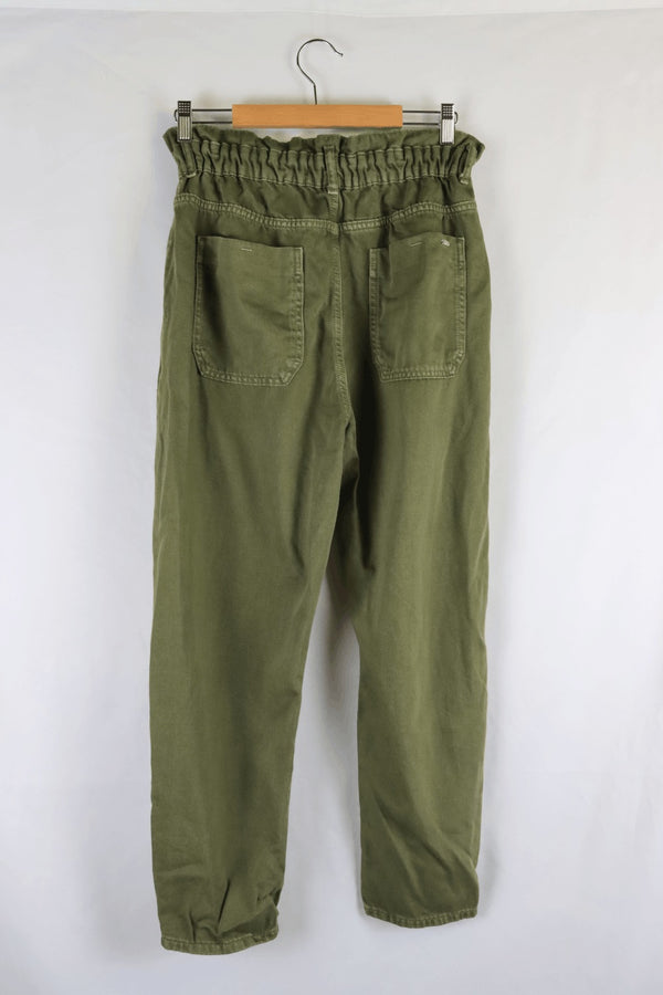 Zara Green Pants 12 (40) Reluv Clothing Australia