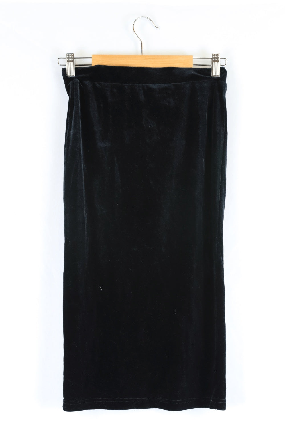 Bardot Velvet Black Skirt 10