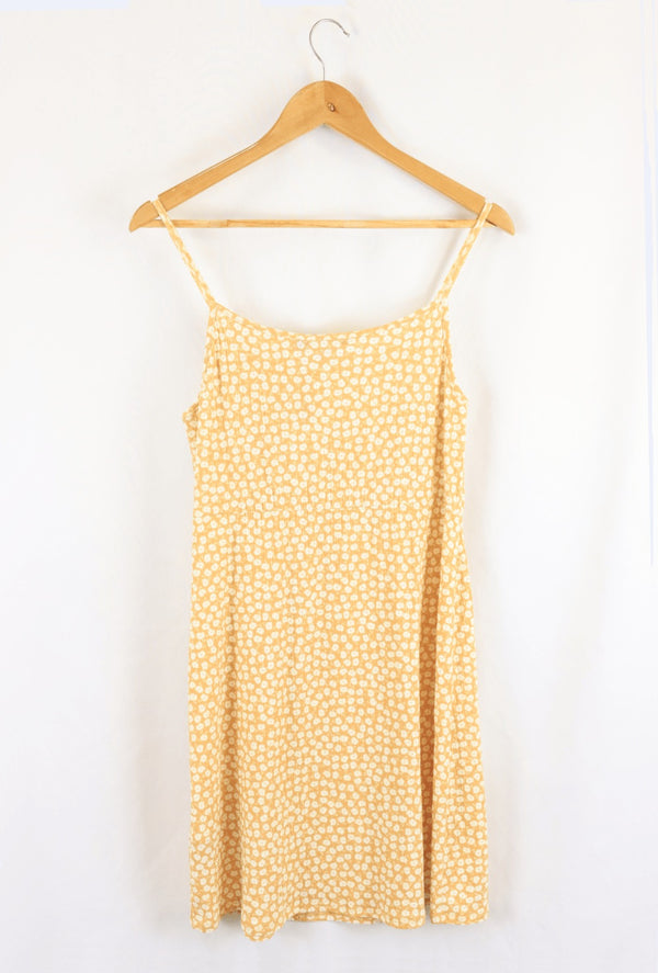 Sportsgirl Yellow Floral Dress M Reluv Clothing Australia