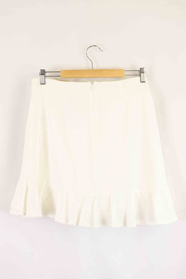 Ghanda White Skirt M Reluv Clothing Australia