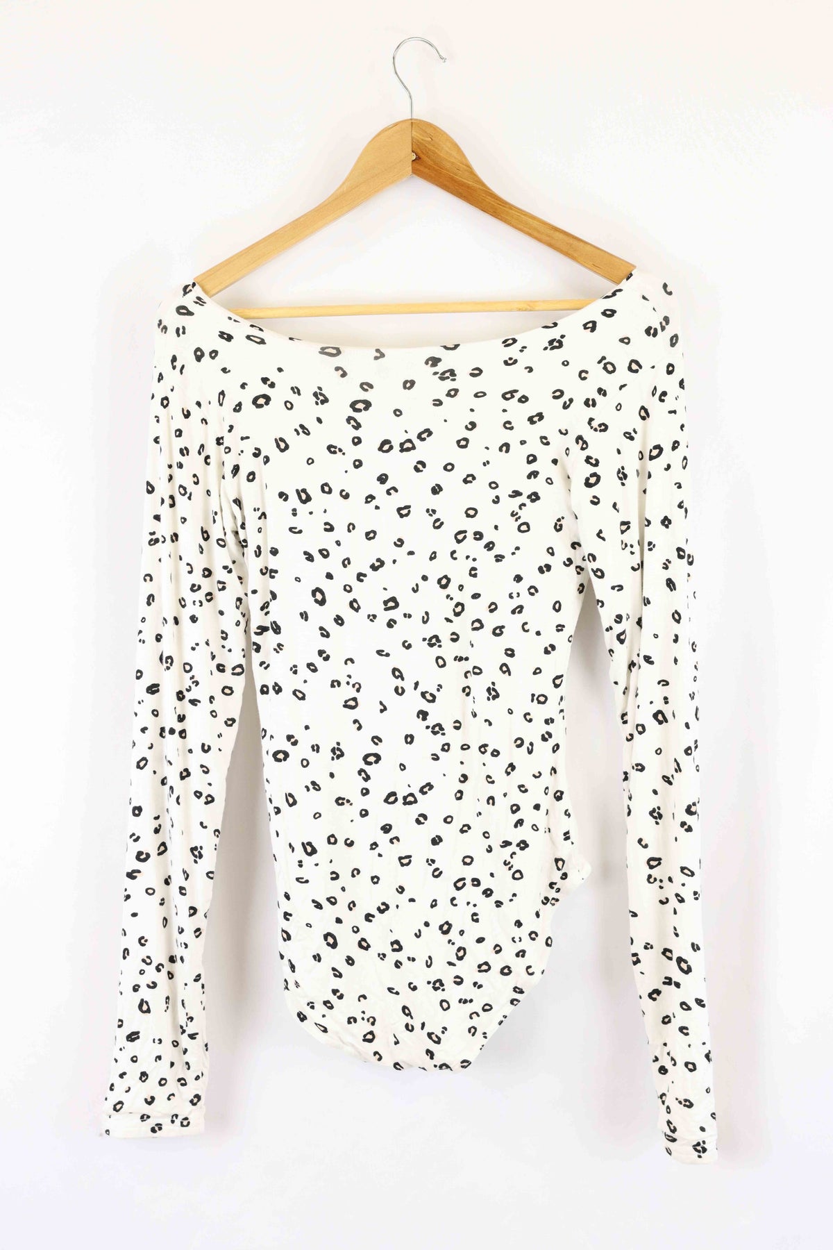 From Zion White Printed Bodysuit L
