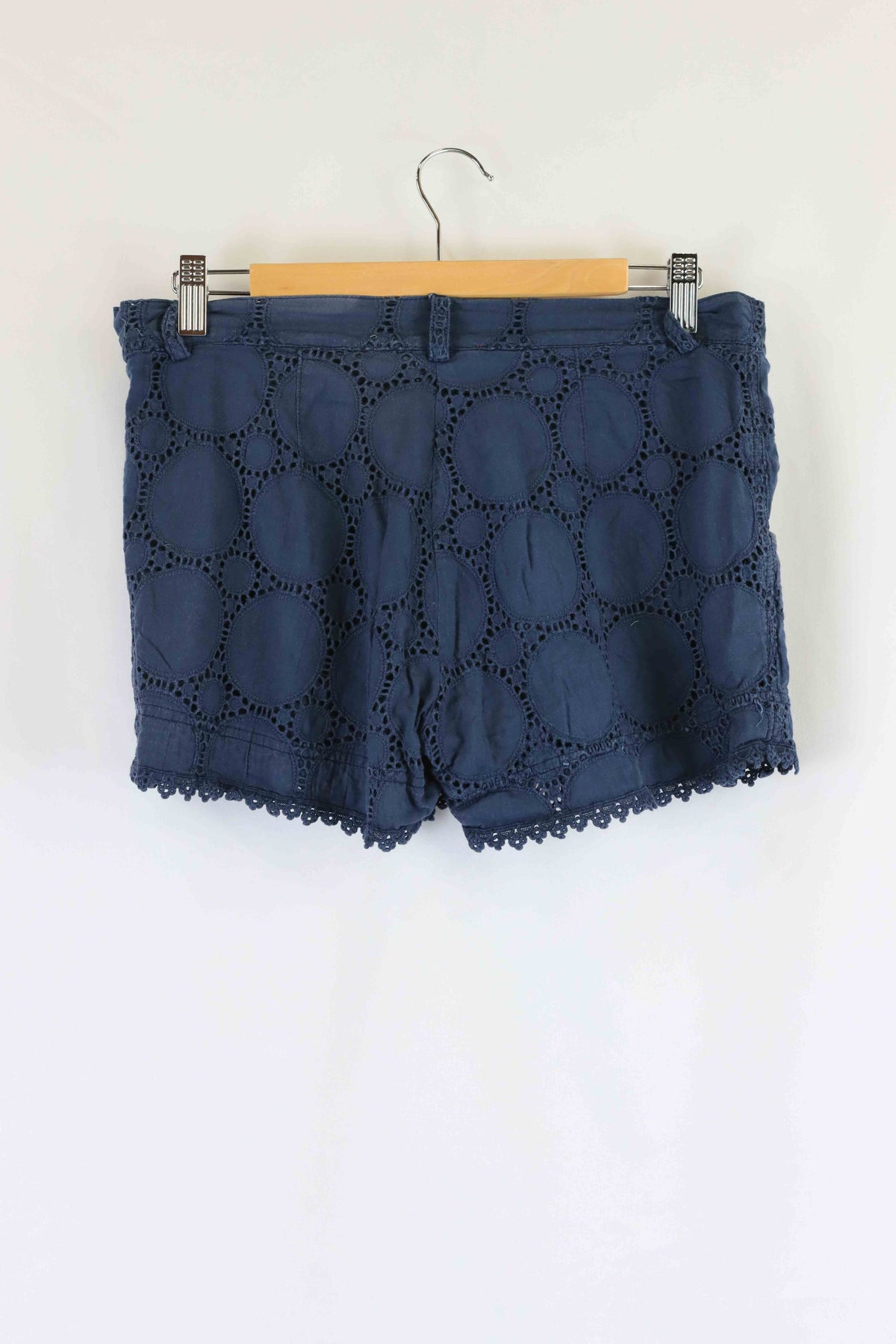 Tilly by Lee Mathews Blue Lace Shorts 8