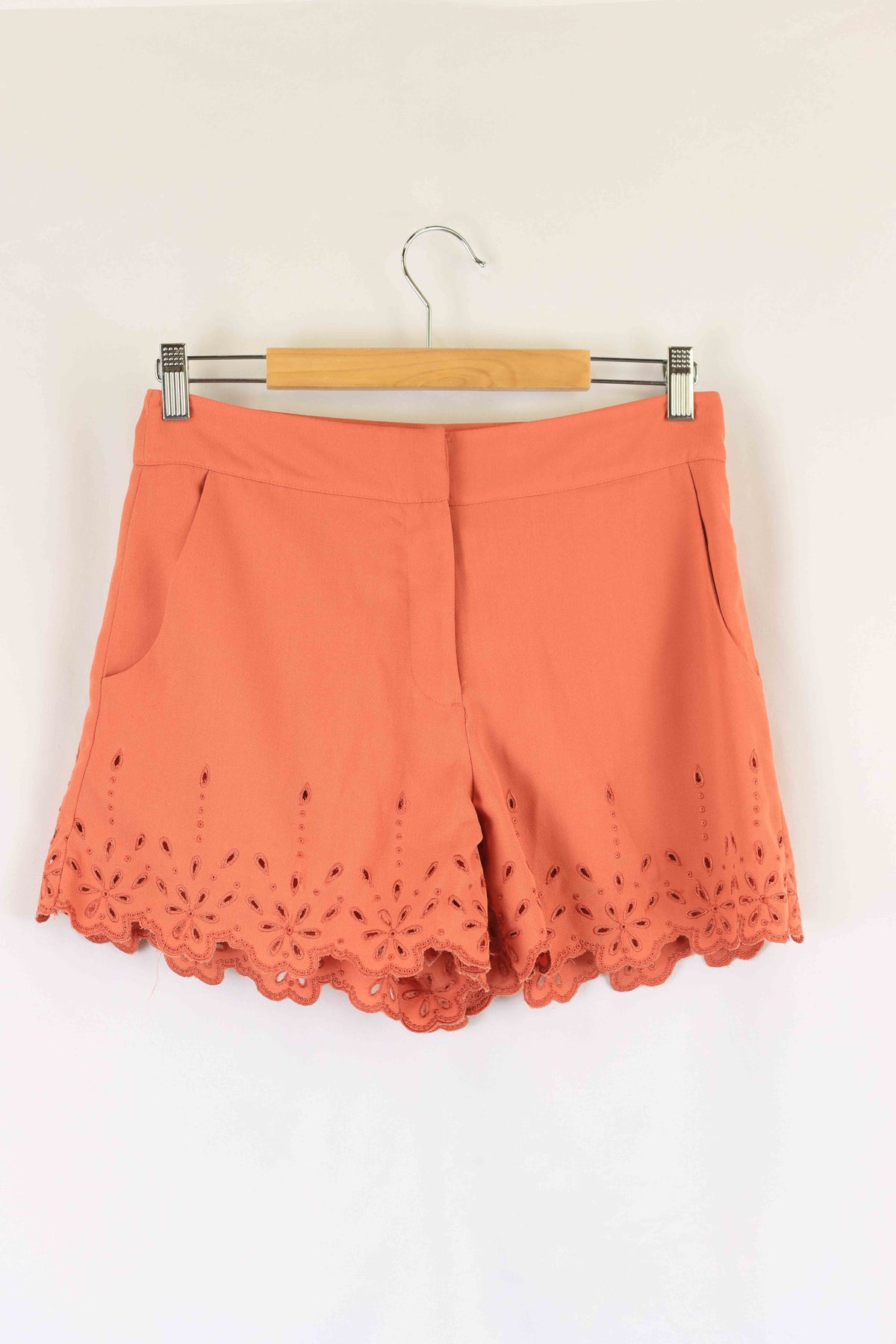 Topshop Coral Pink Shorts 10