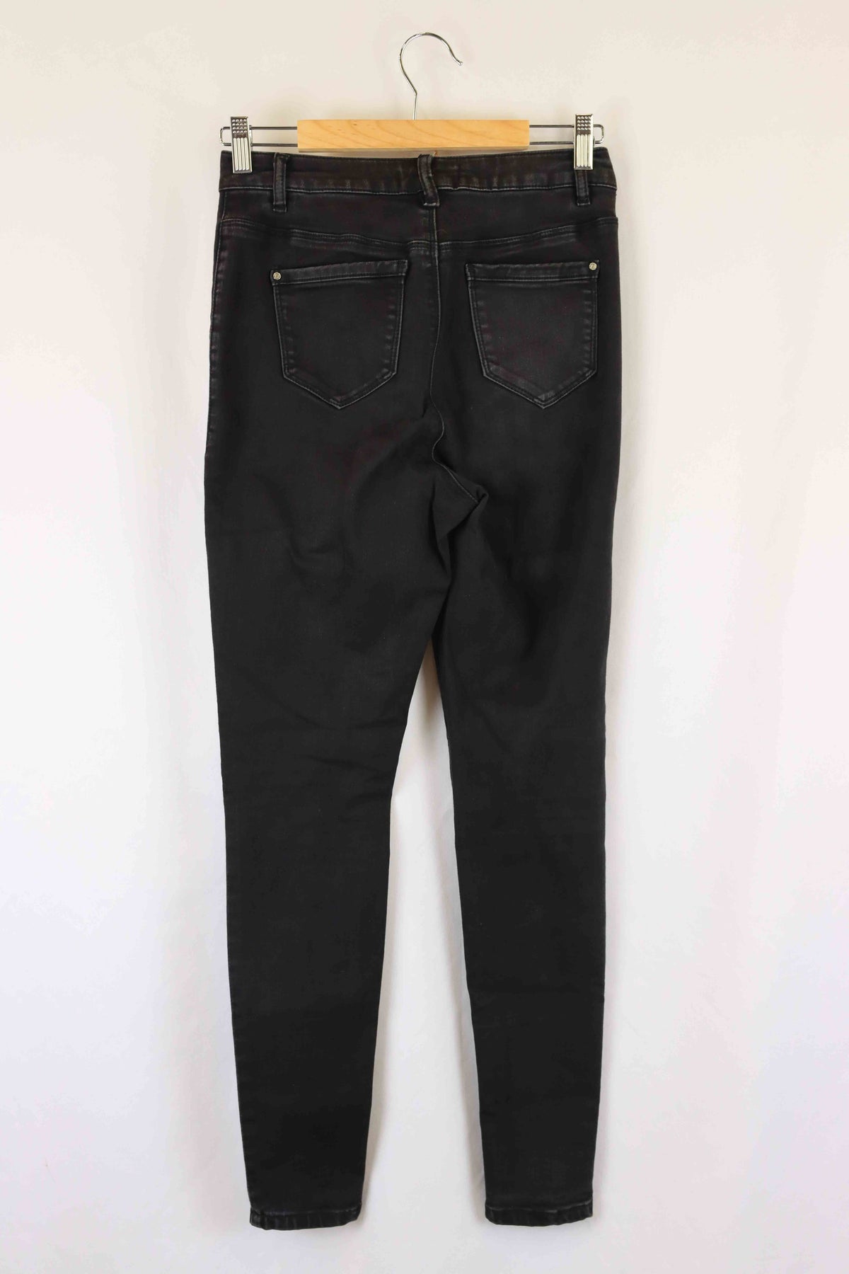Vice Black High Waist Skinny Jeans AU 12 / 30