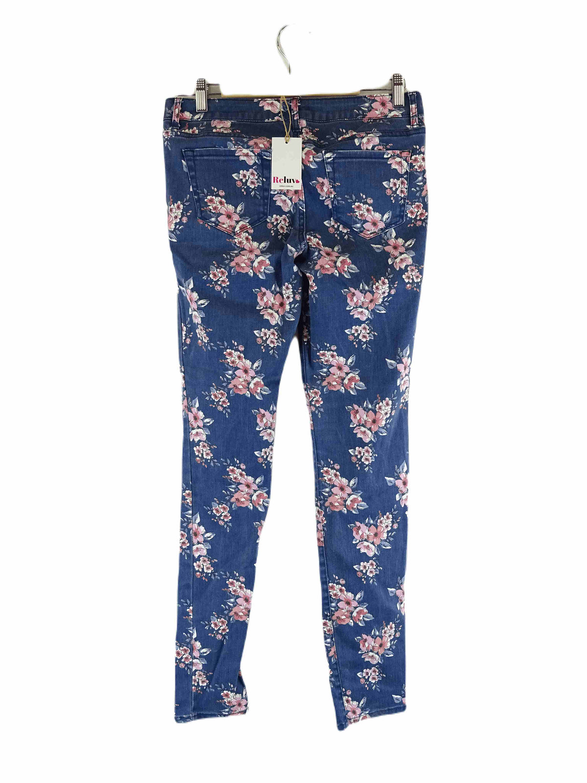 Aeropostale Blue Floral Pants 12