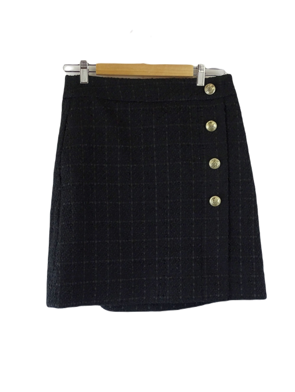 Portmans Black Woven Skirt 10