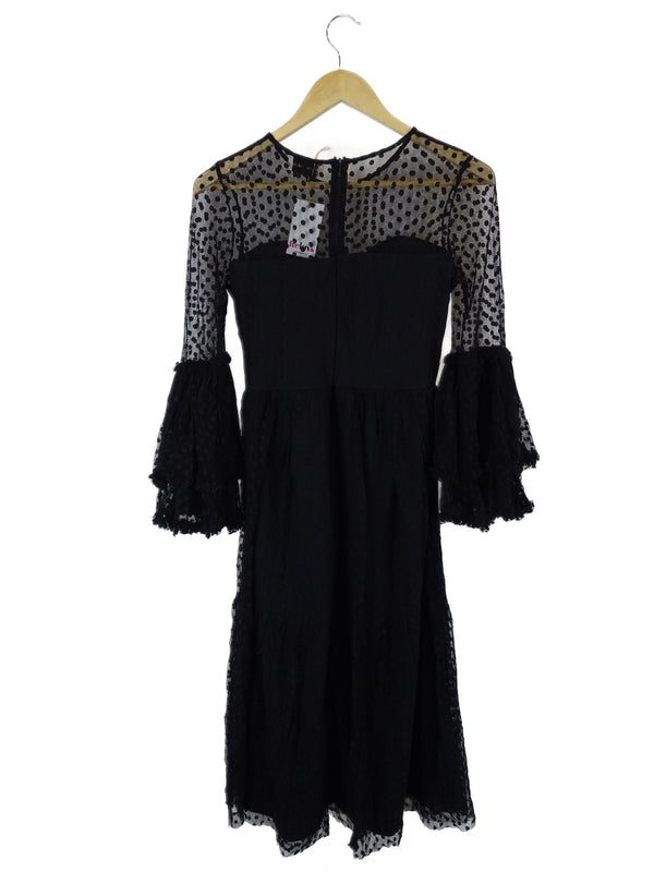 Lace Beads Black Lace Dress 10 Reluv Clothing Australia