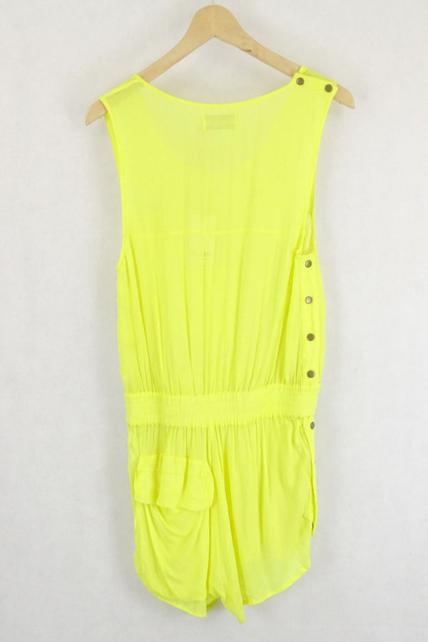 Shakuhachi Yellow Playsuit 6 Reluv Clothing Australia