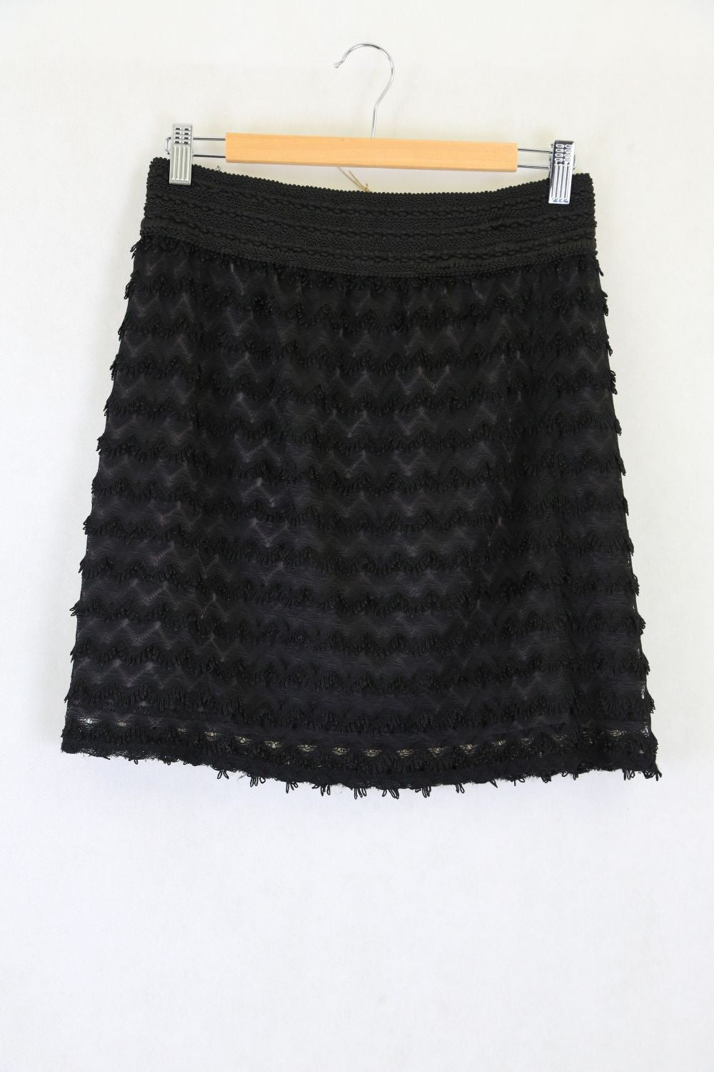 Avocado Black Lace Mini Skirt 15