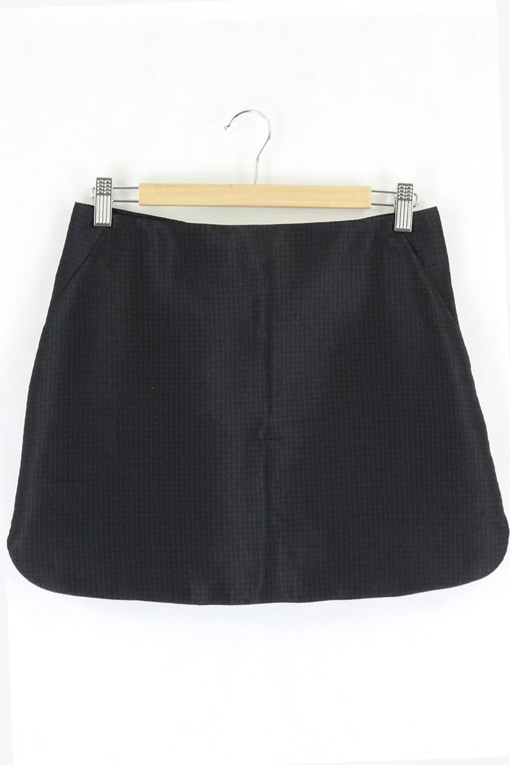 Lulu & Rose Textured Black Mini Skirt S
