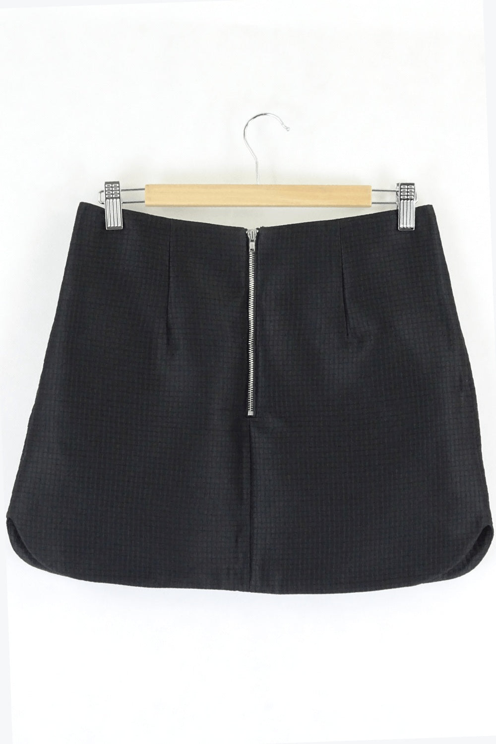 Lulu & Rose Textured Black Mini Skirt S