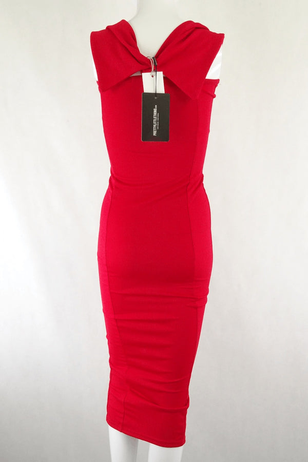 pretty little thing red dress Prettylittlething Red Dress 6