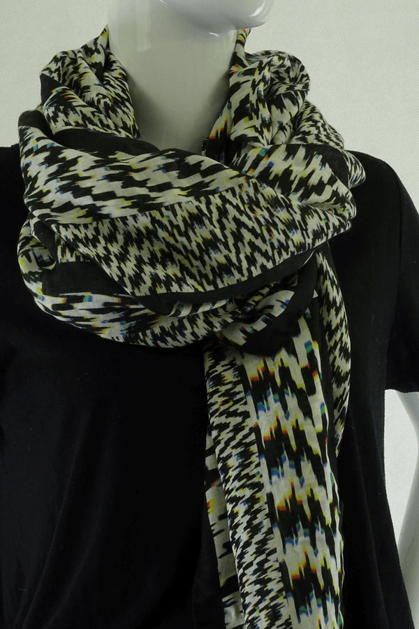 小物 \"Multi Coloured Scarf / BLACK\" Multi Coloured Scarf / BLACK