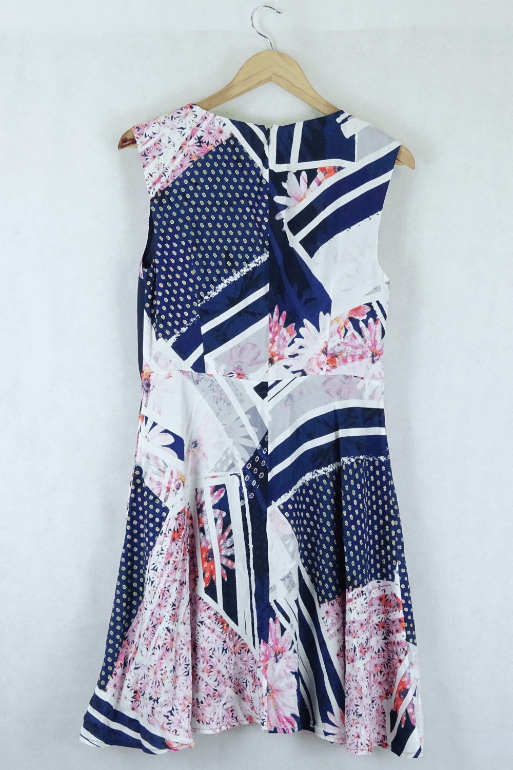 French Connection Navy Print Dress 12