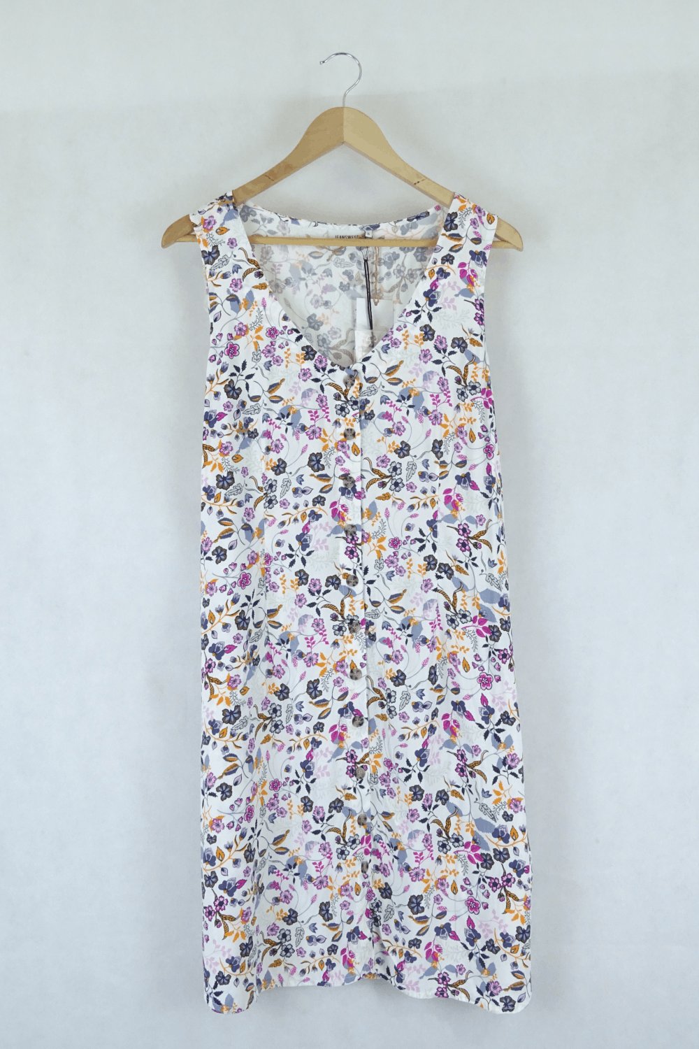 Jeanswest White Floral Dress 16