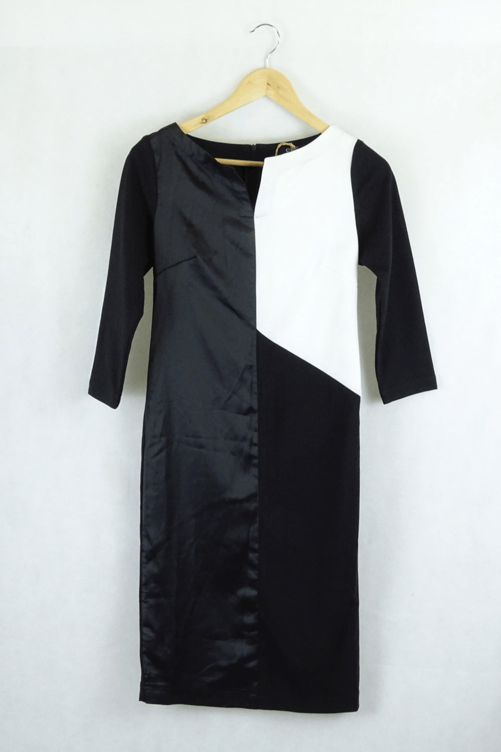 Costume National Black And White Dress 38 (Au 8)