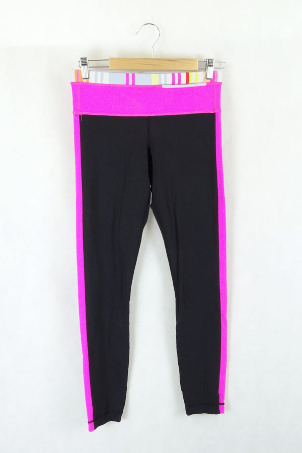 Lulu Lemon Black Leggings M - Reluv Clothing Australia