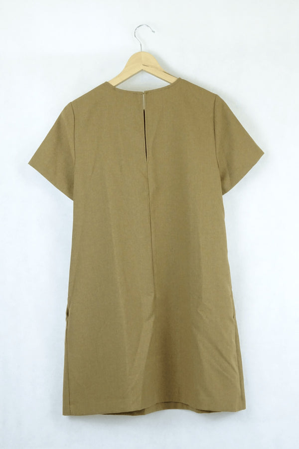 Zara Brown Dress 28 (AU10) Reluv Clothing Australia
