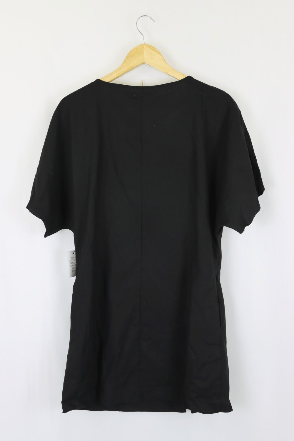St Marlo Black Button Dress 12