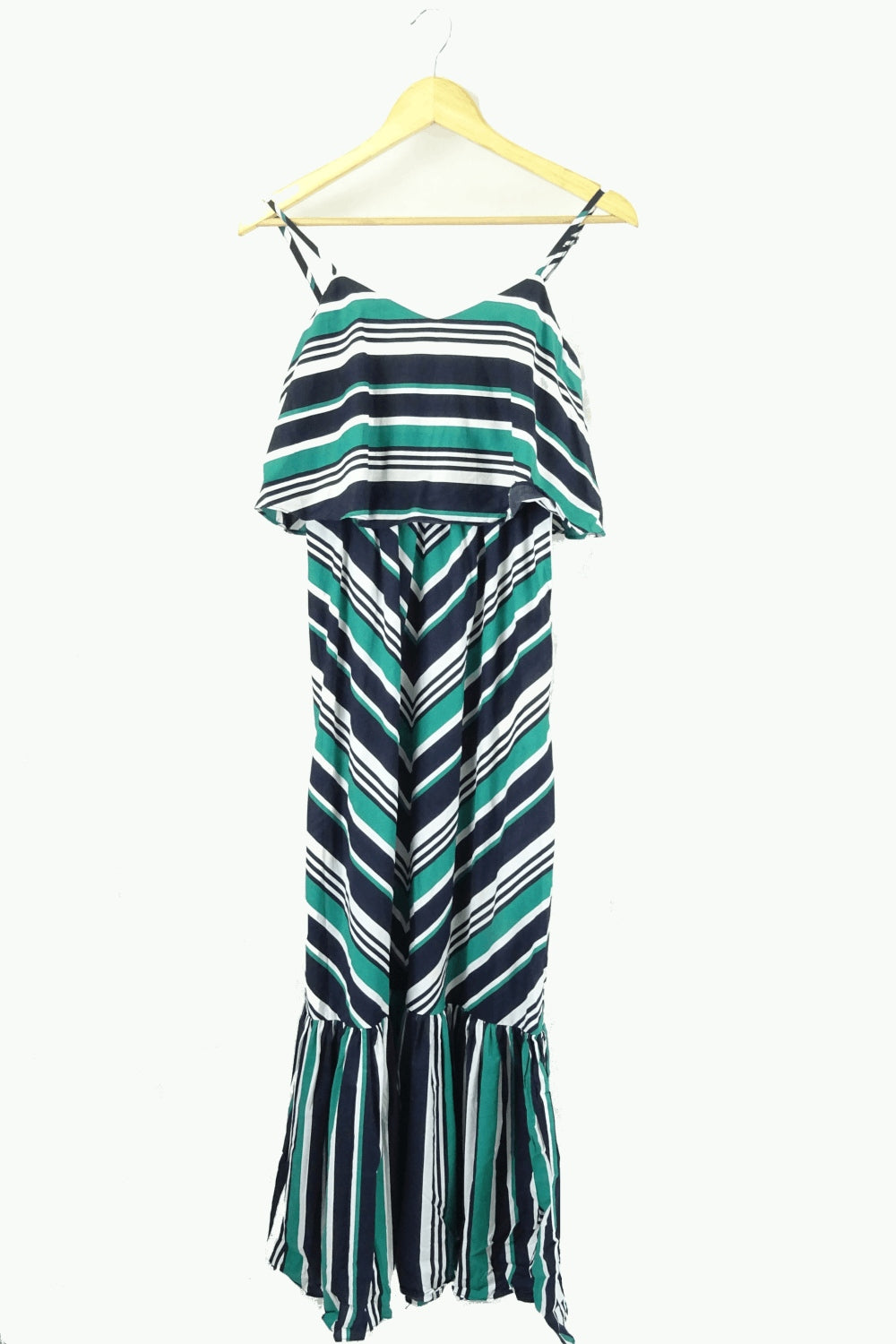 Piper Striped Green and Black Dress 6