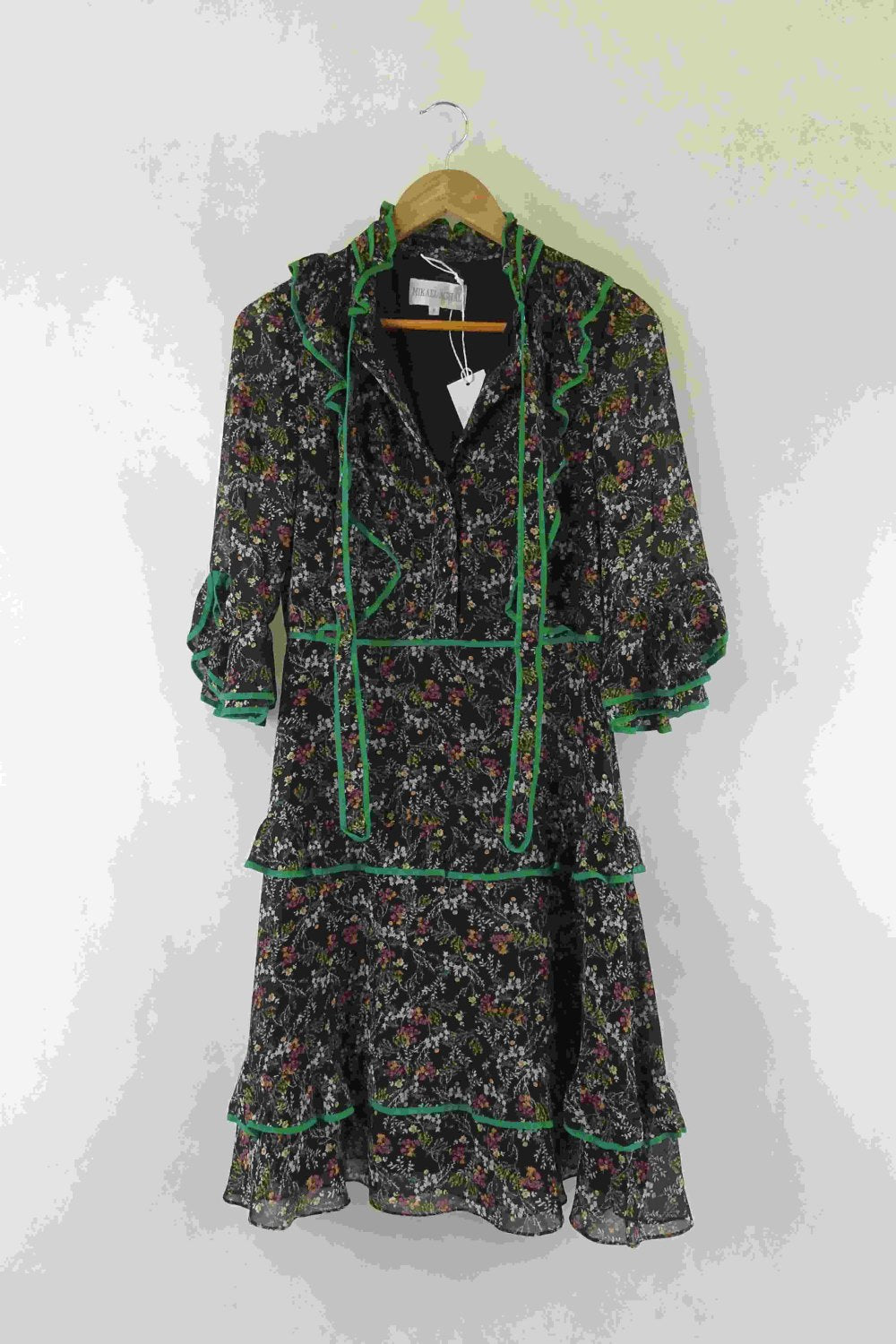 Mikael  Agchal Floral Long Sleeve Dress 6