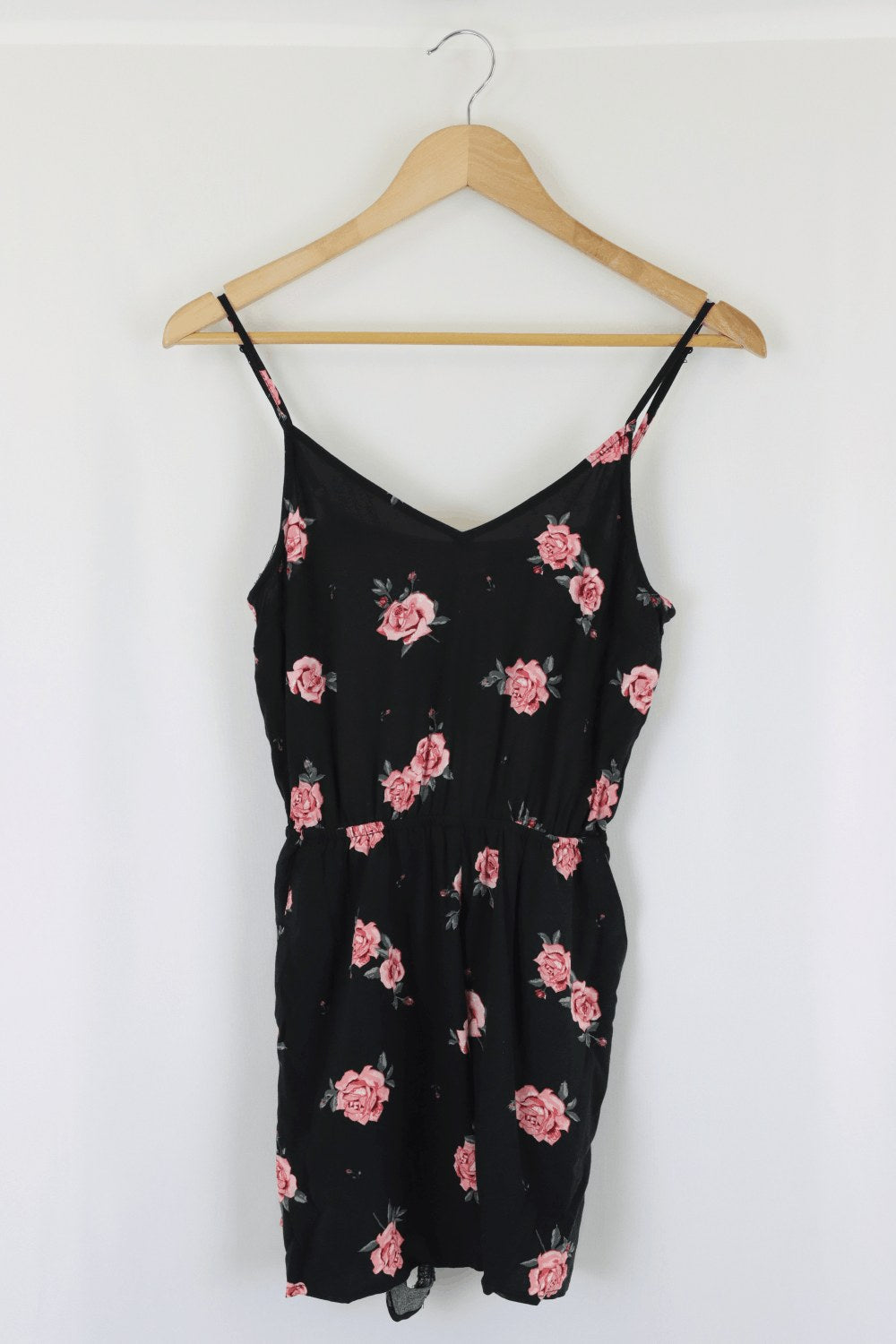 H&amp;M Floral Black And White Jumpsuit 6