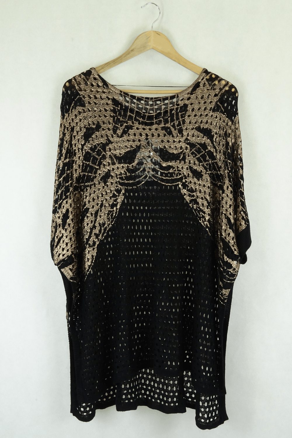 Taking Shape TS Black And Gold Knit Top 16