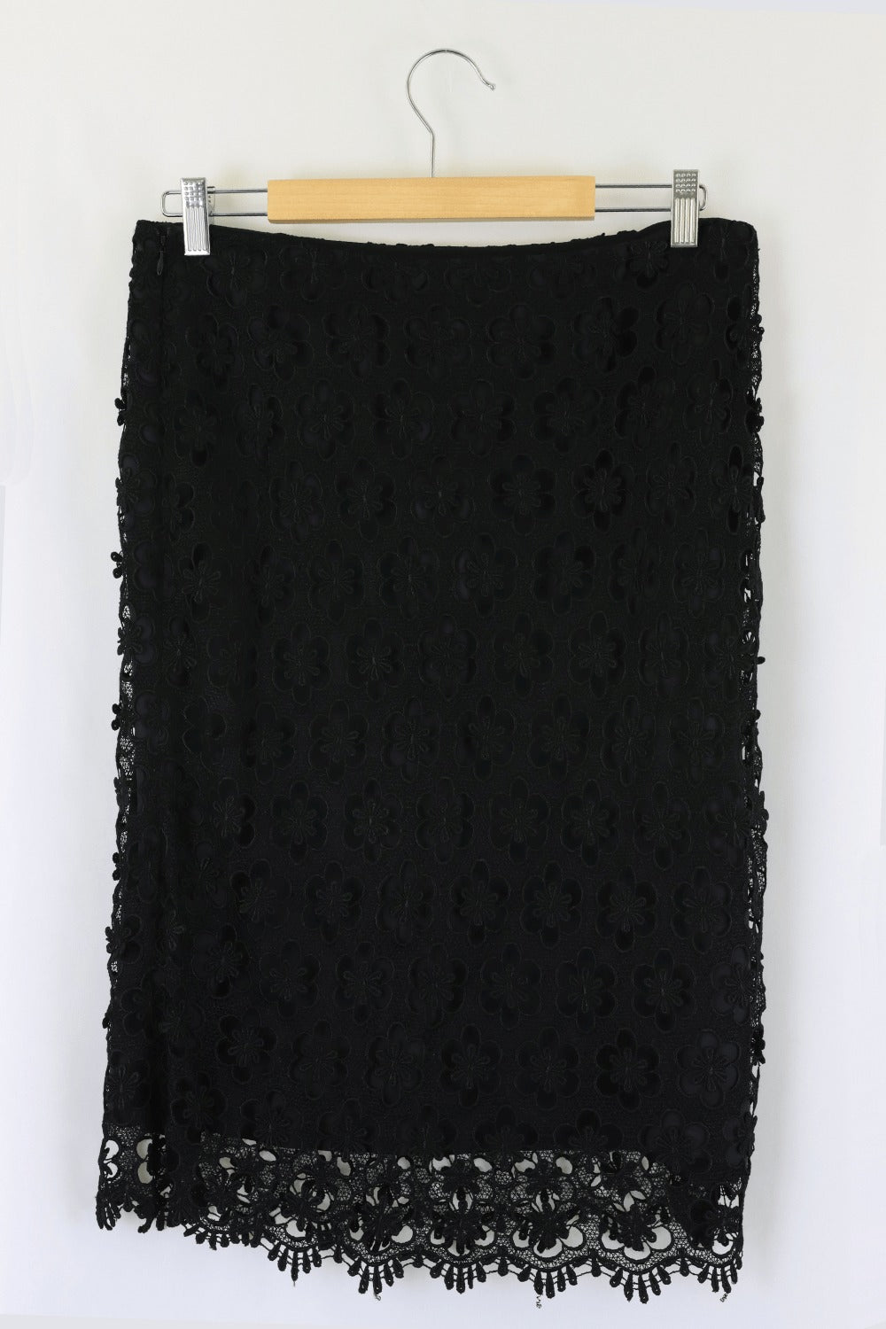 Alfani Black Lace Skirt 12