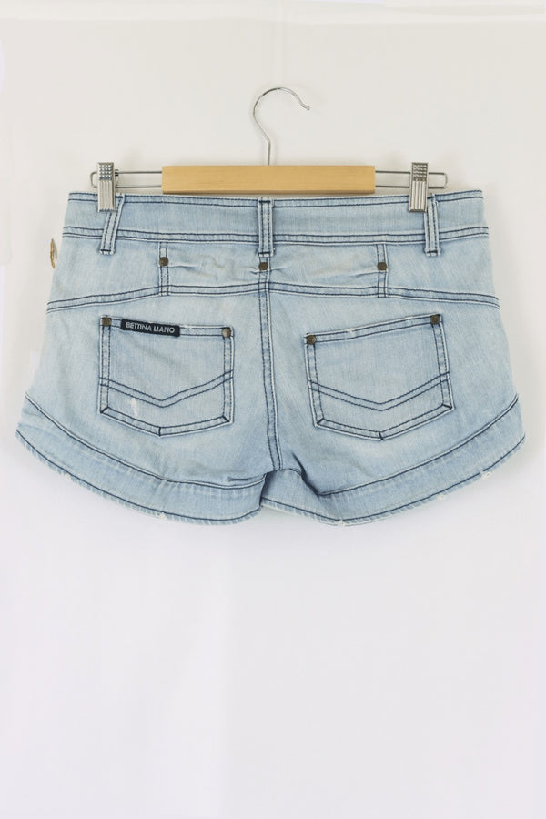 Bettino High-Waisted Shorts Stripe Black/White