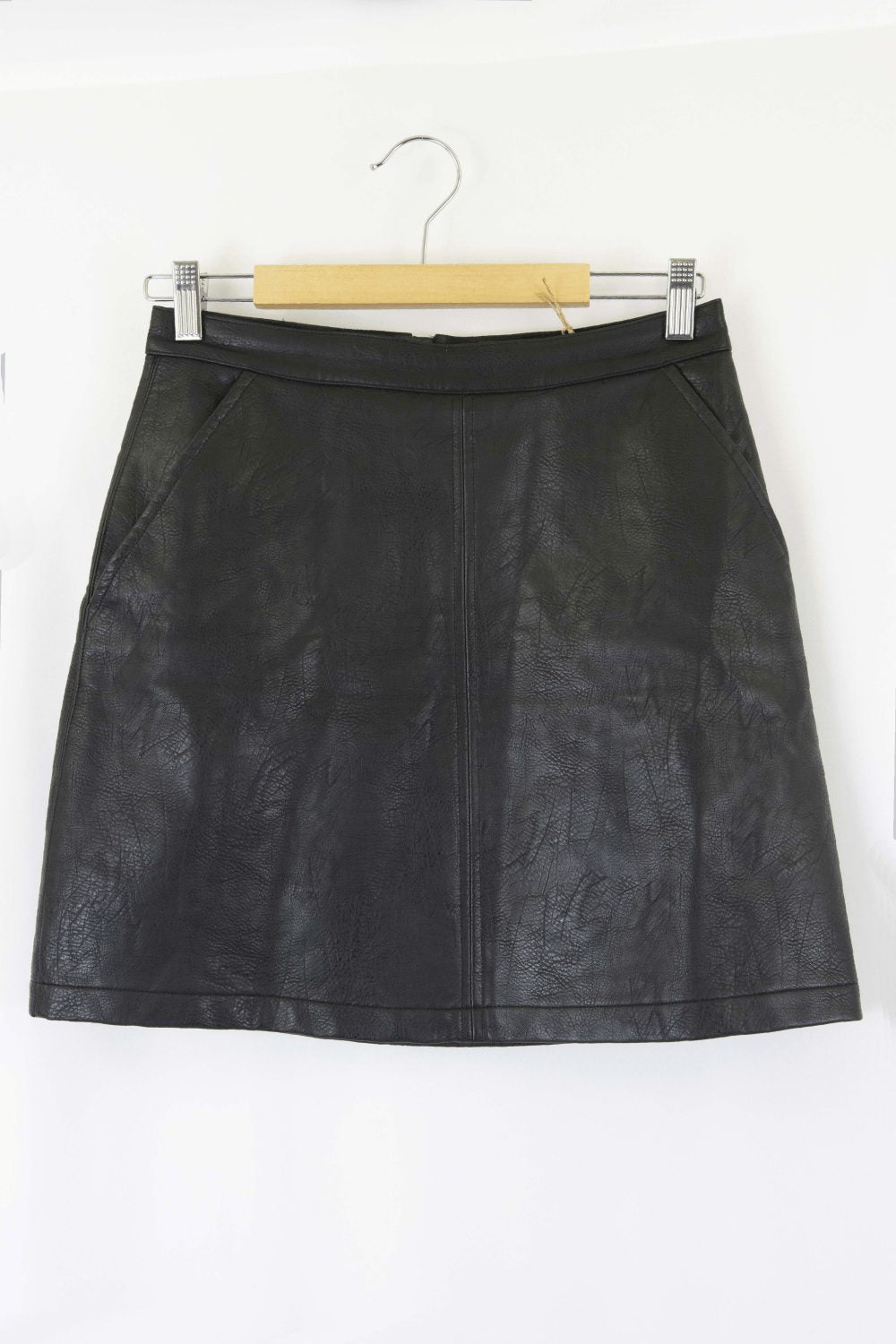 Sportsgirl Faux Leather Skirt XS