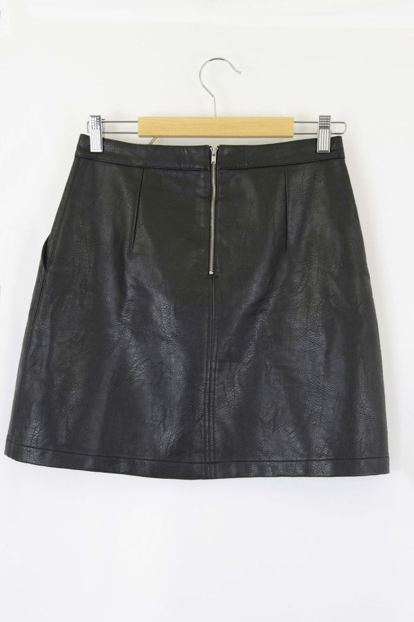 Sportsgirl Faux Leather Skirt XS Reluv Clothing Australia