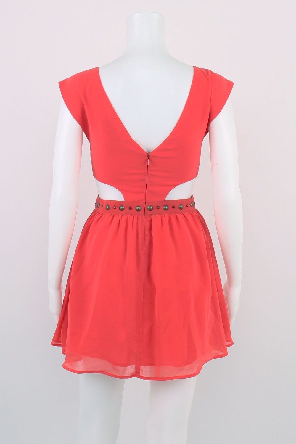 Bettina Liano Pink Side Cutout Dress 6