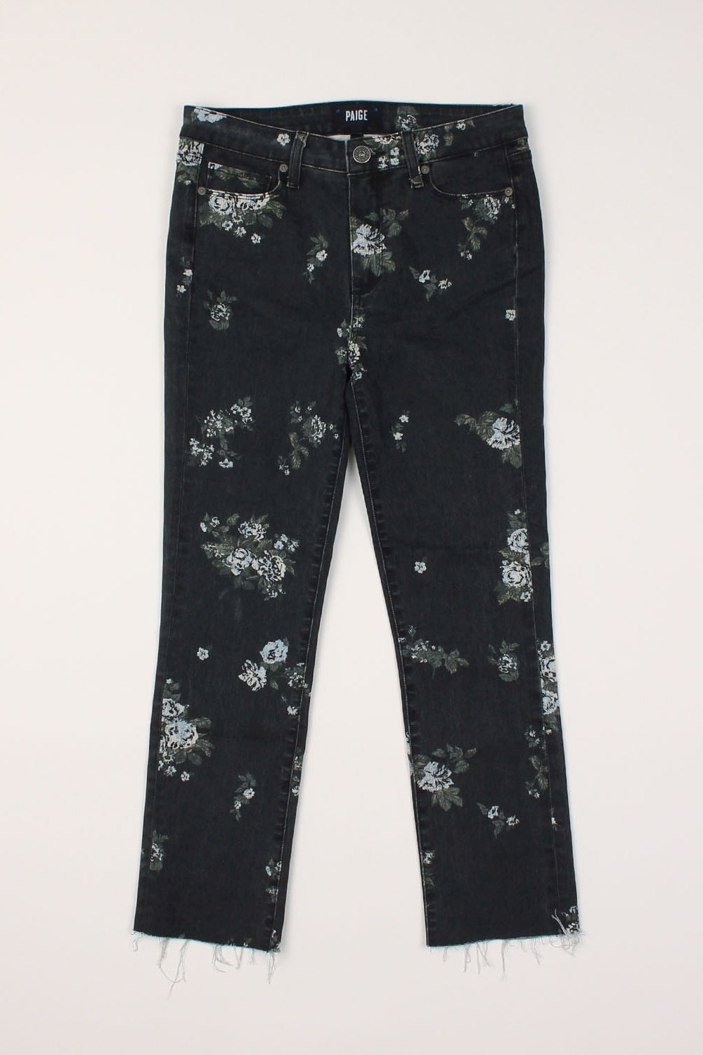 Paige Jacqueline Vintage Floral Jeans 8