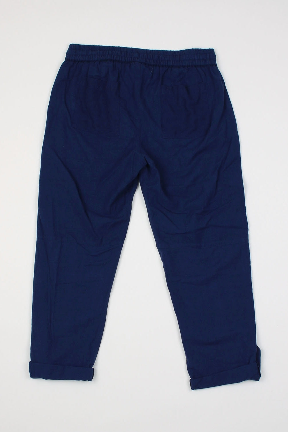 Ellis &amp; Dewey Blue Cuffed Wide Leg Pants M