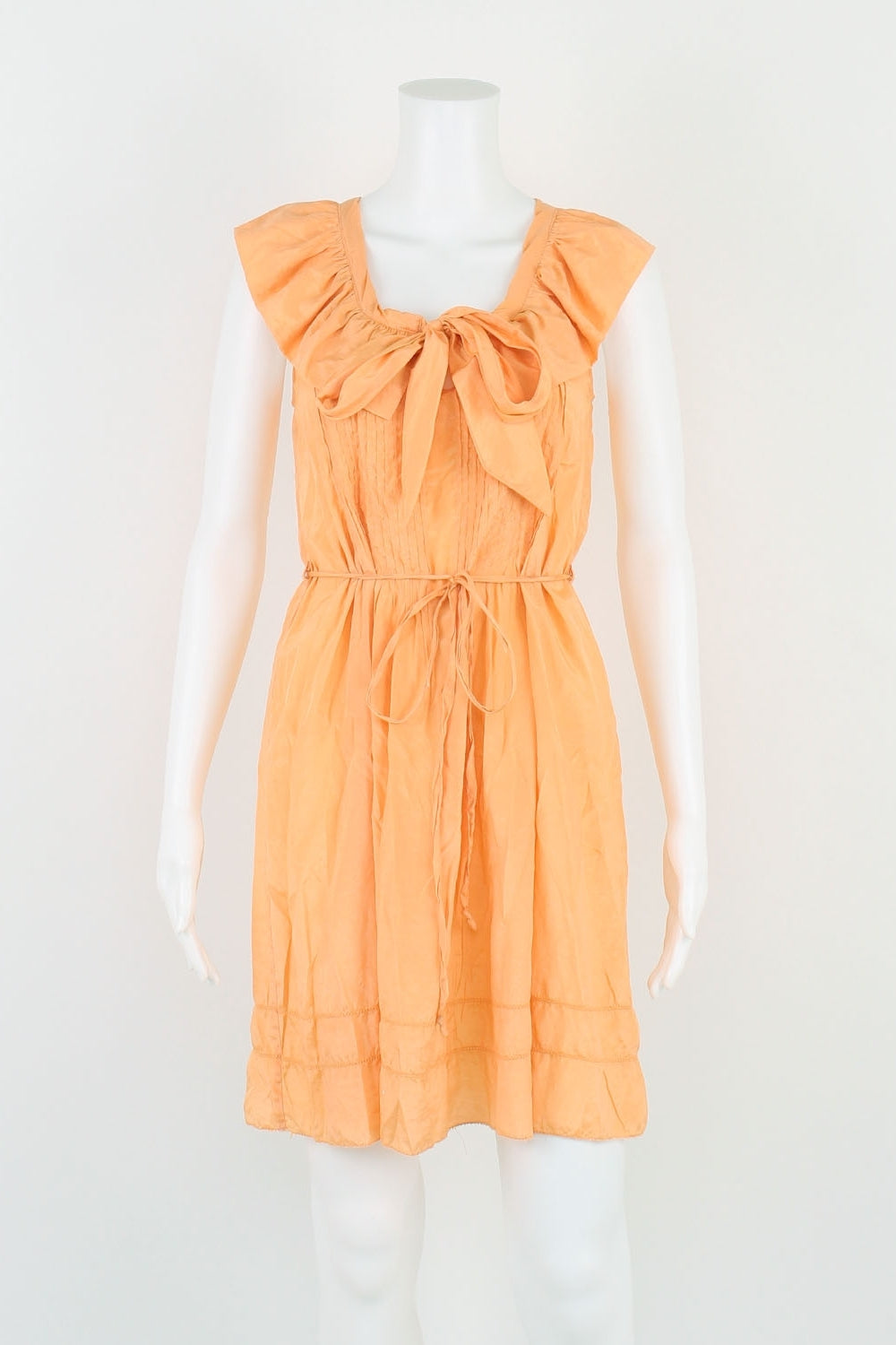 Shilla Orange Mini Dress 8