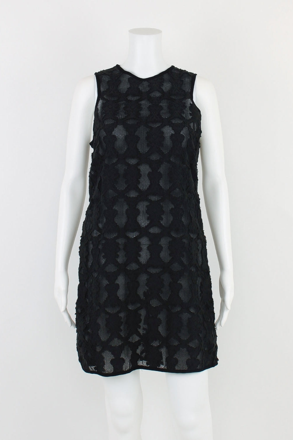 Natasha Black Lace  Shift Dress S