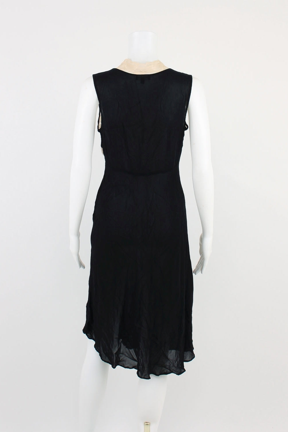 Indigo Black Sheer Lace Dress 10