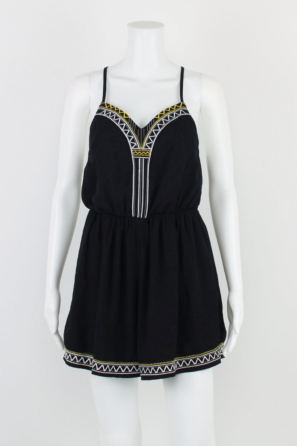 Heart On Fire Black Playsuit 8