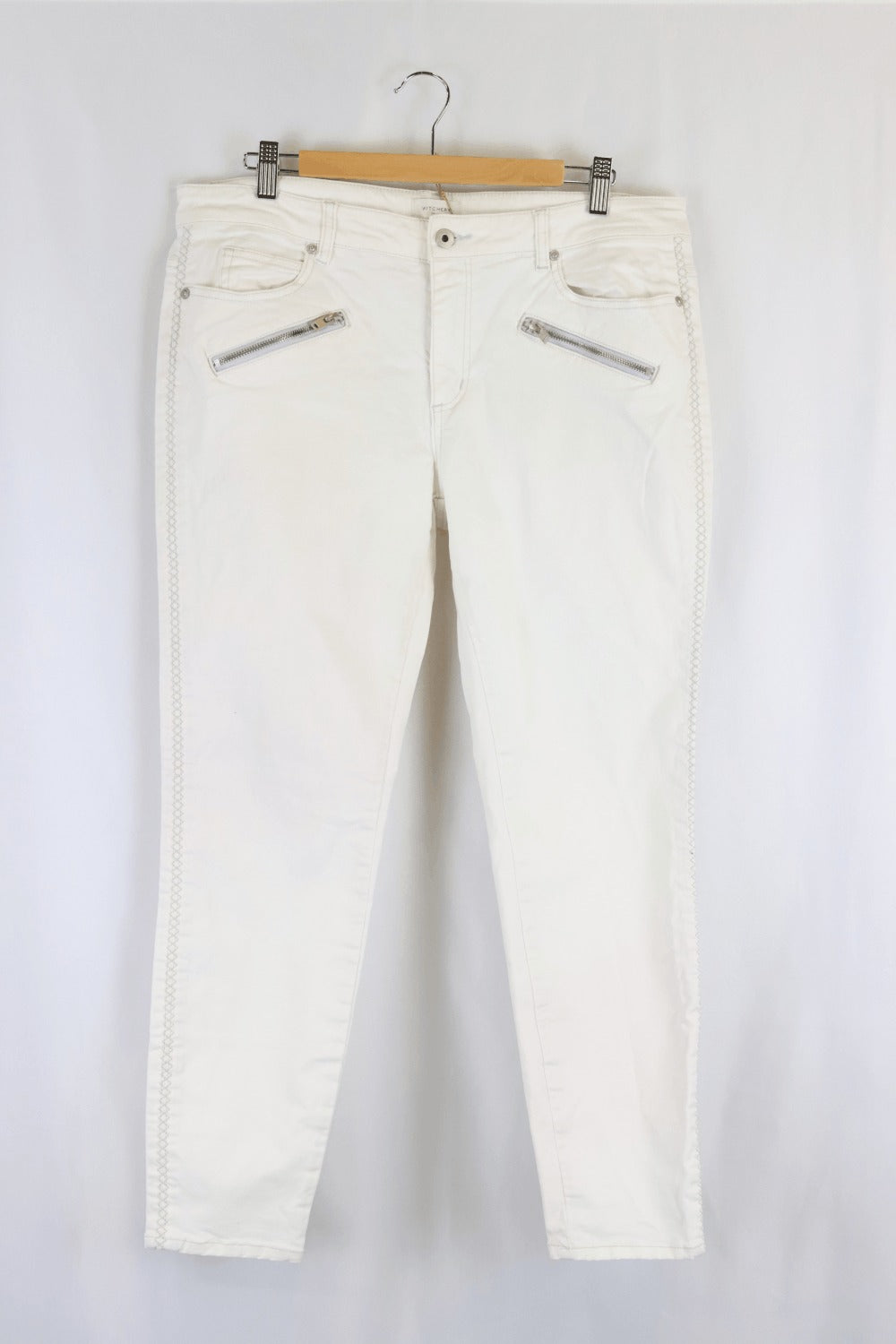 Witchery White Jeans 16
