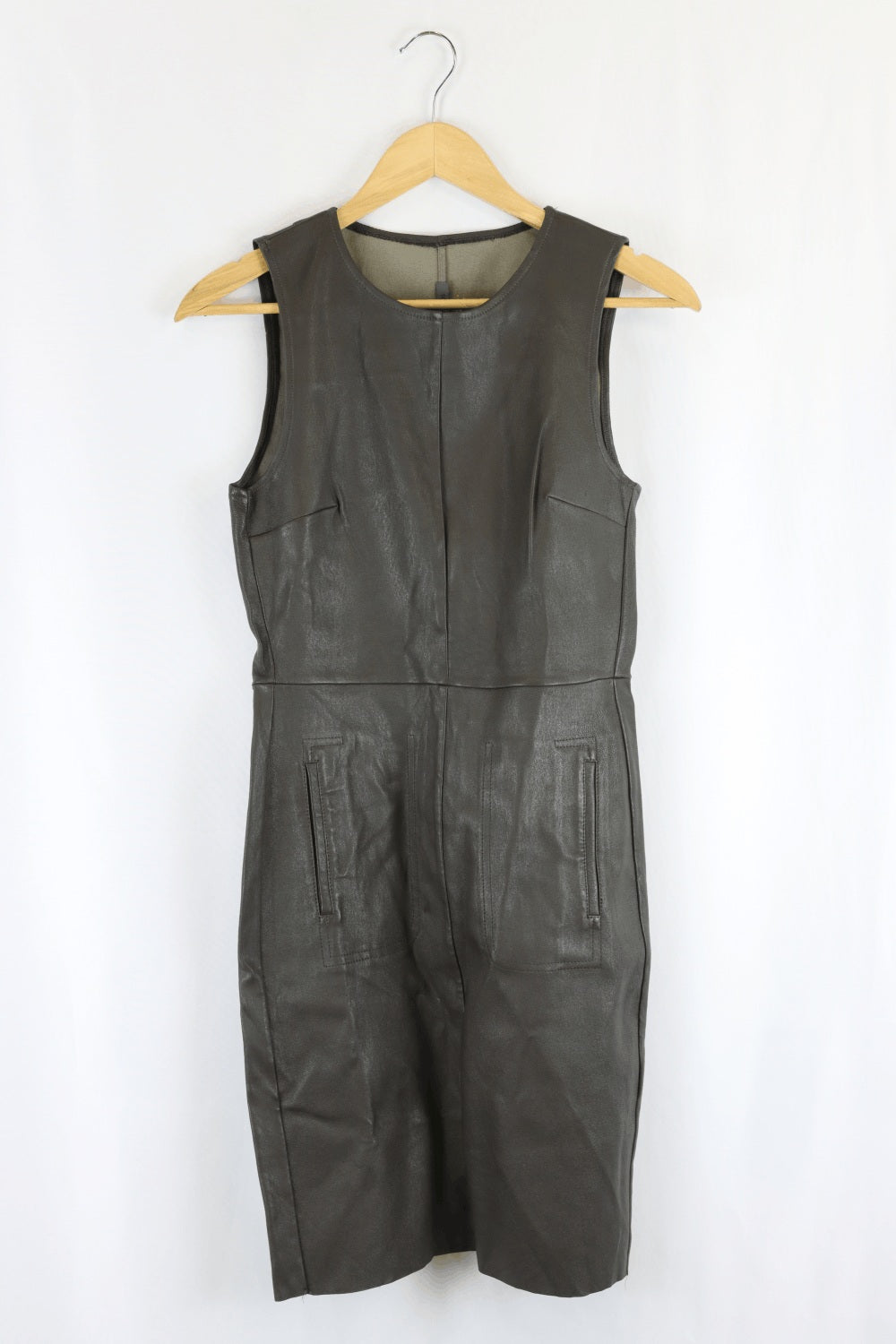 Scanlan Theodore Leather Brown Dress S