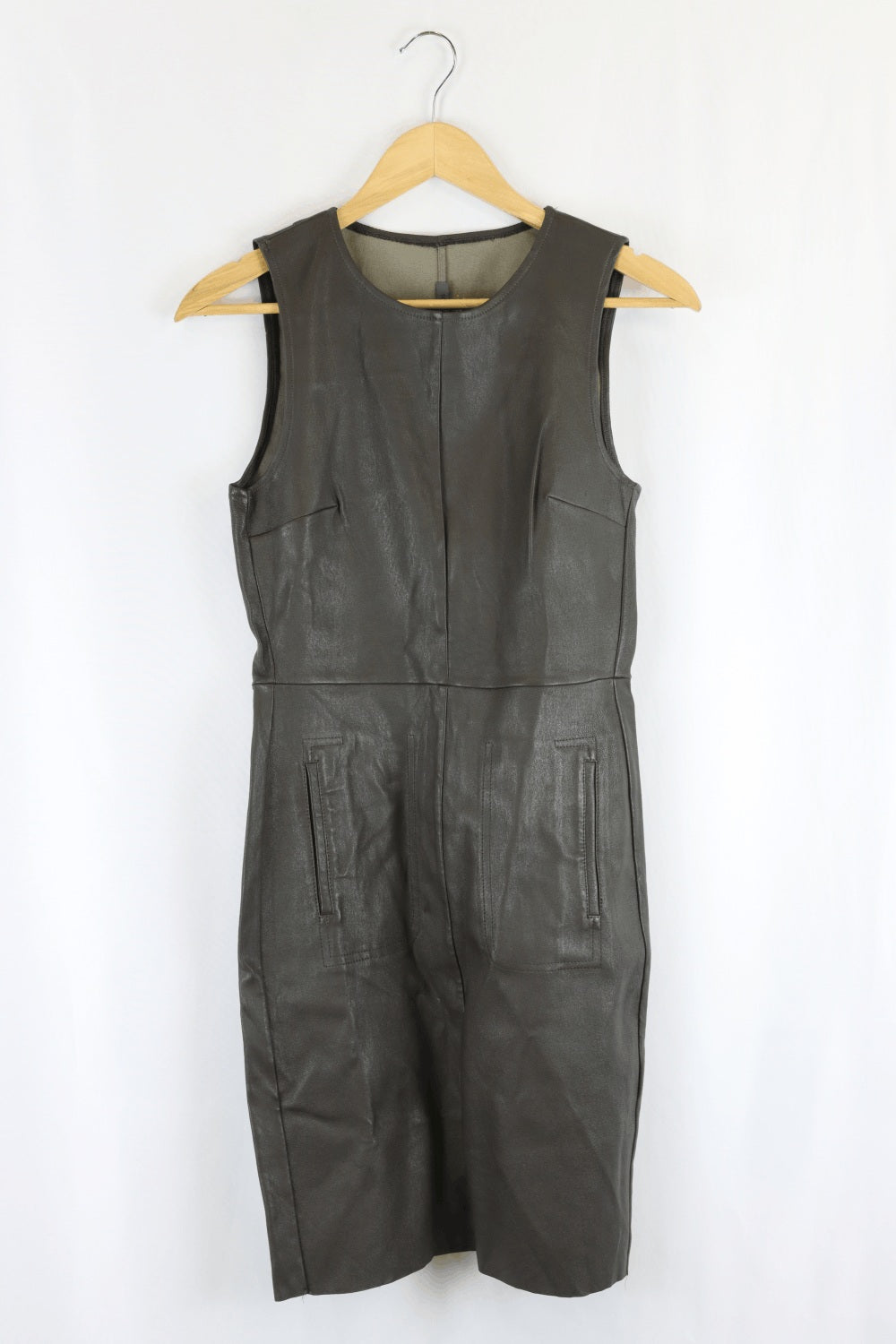 Scanlan &amp; Theodore Leather Brown Dress S