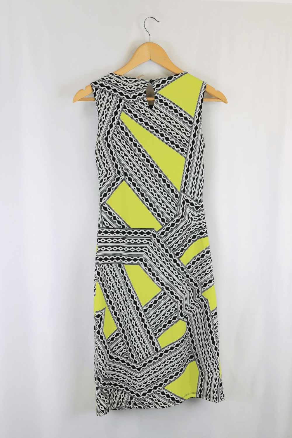 Principles By Bendelisi Petite Black and White and YELLOW Dress 8