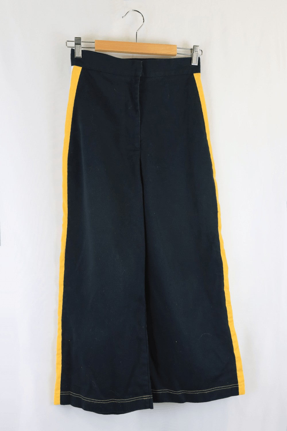 The Ragged Priest Black Jeans With A Yellow Stripe S