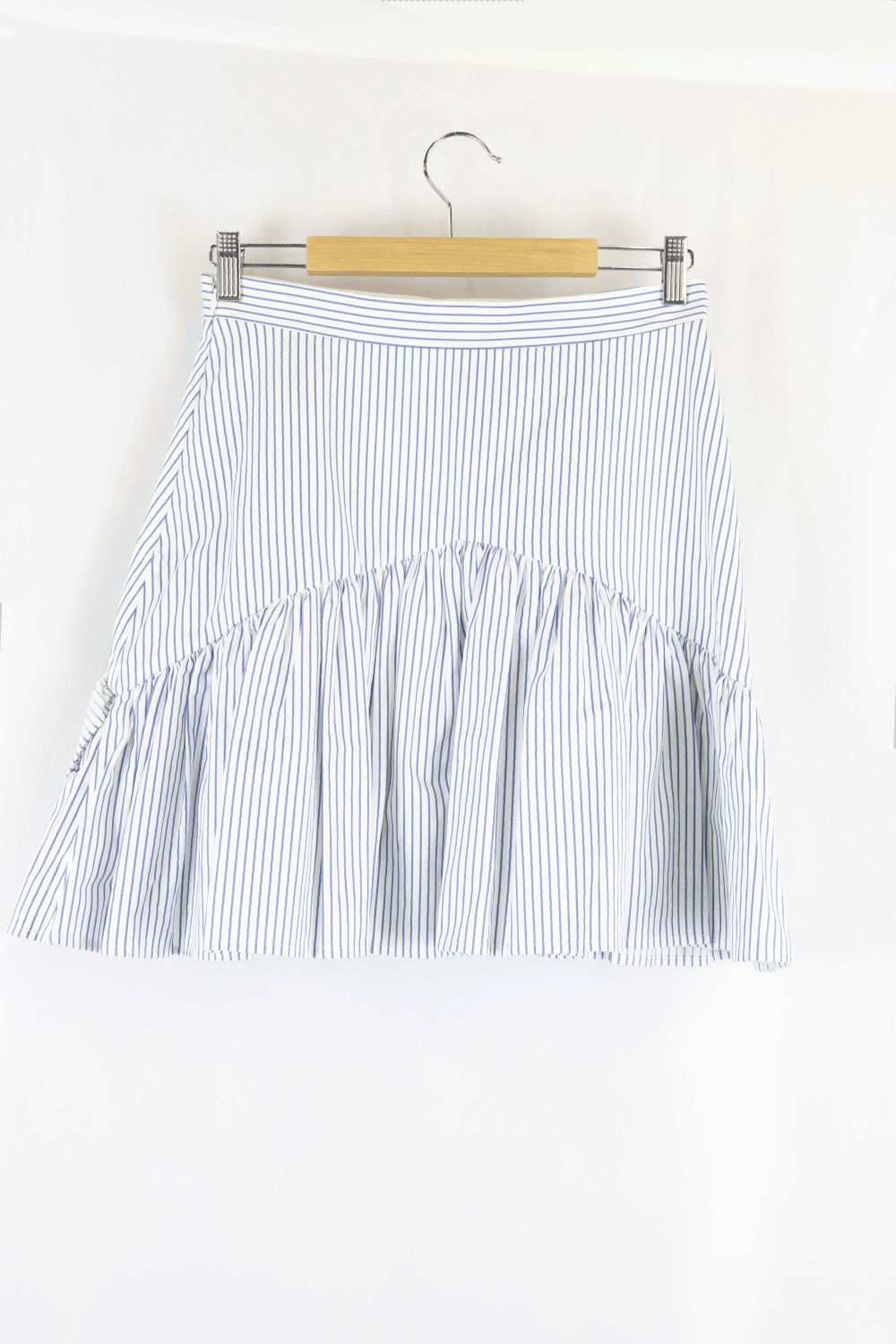 MacGraw Blue And White Striped Skirt 10