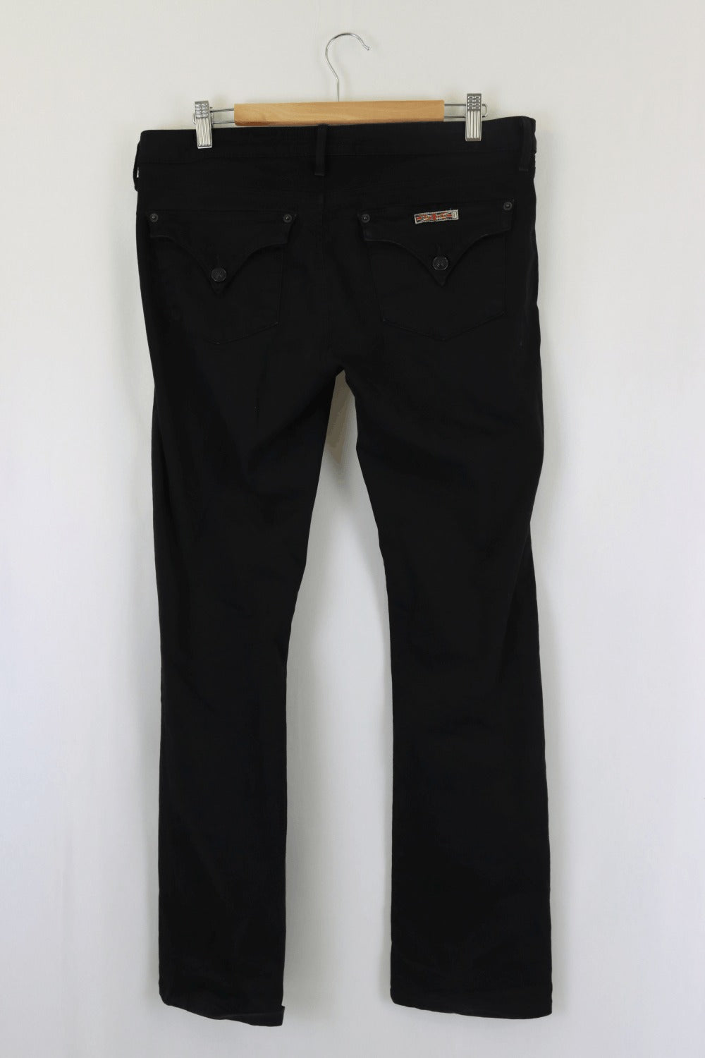 Hudson Black Jeans Straight Leg 31 (AU 13)