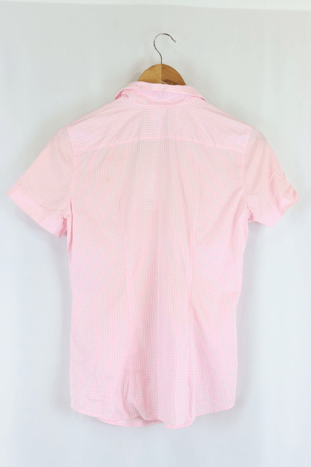 Herringbone Pink Check Short Sleeve Top 8
