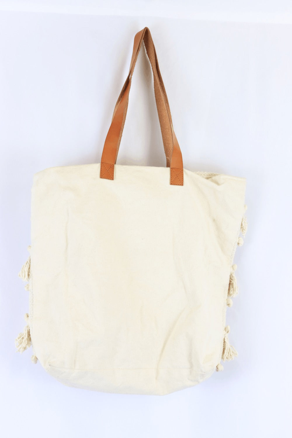 Ishka Cream Tote Bag
