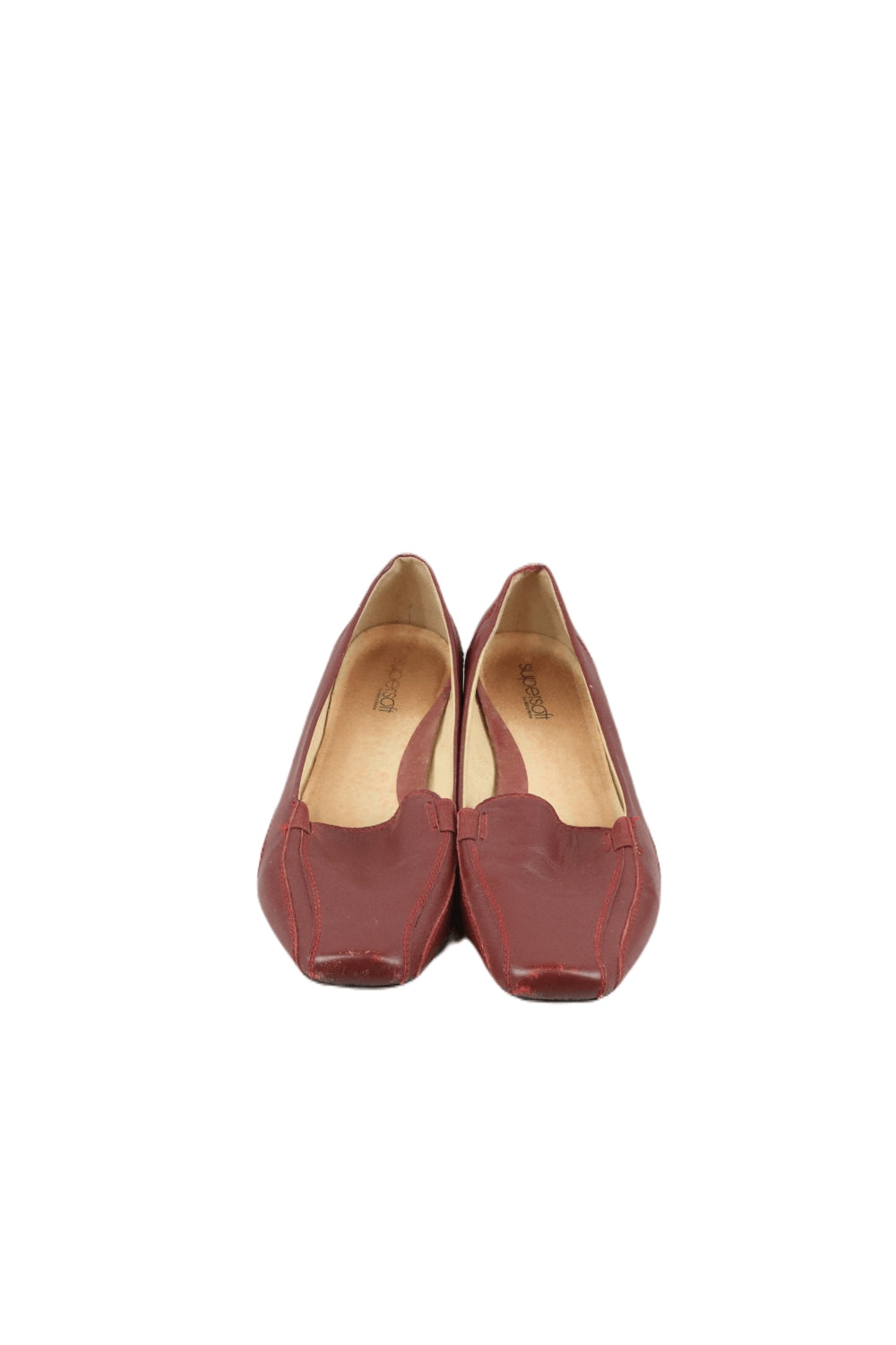 Supersoft Burgundy Shoes 10