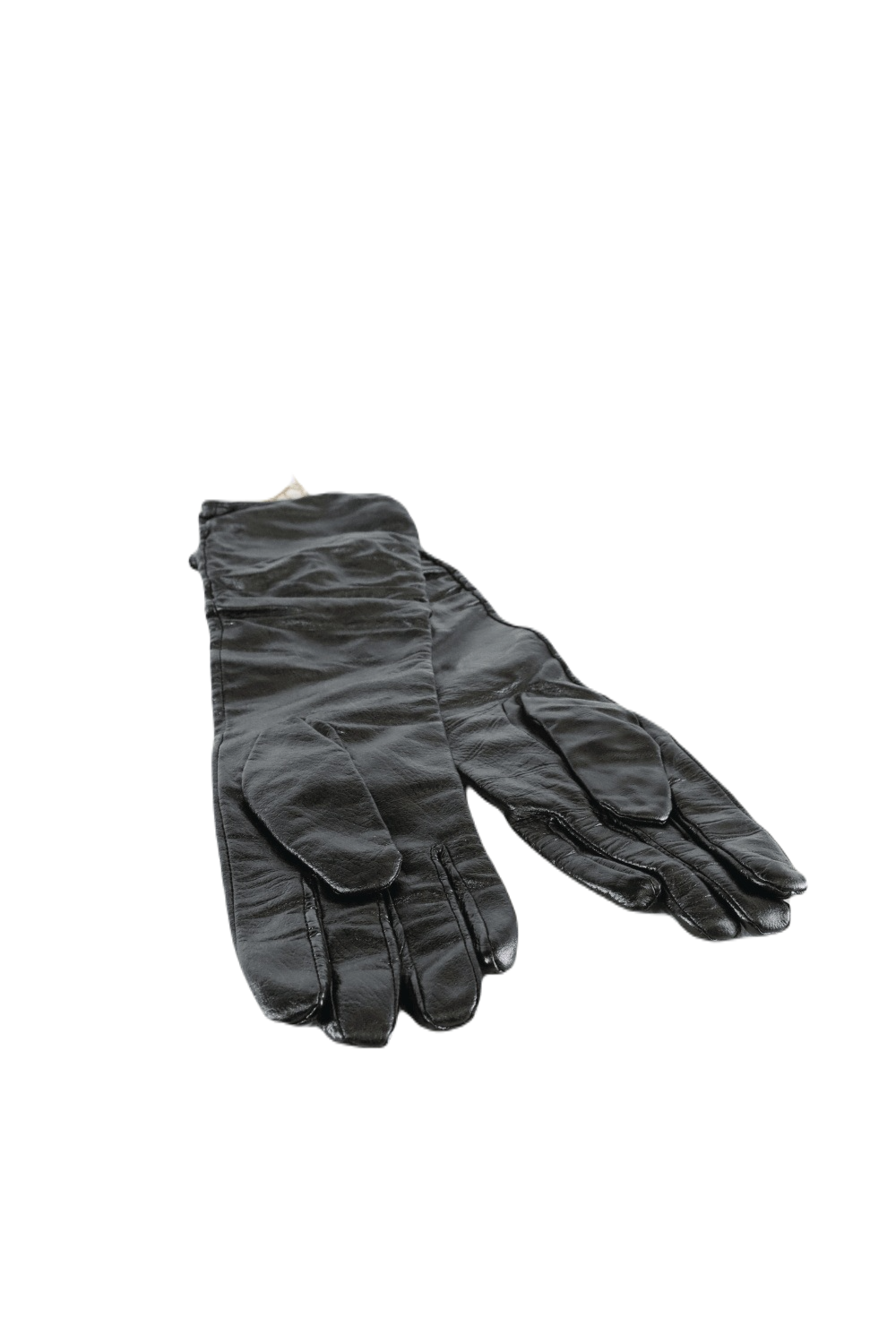 Boutique Black Faux Leather Gloves